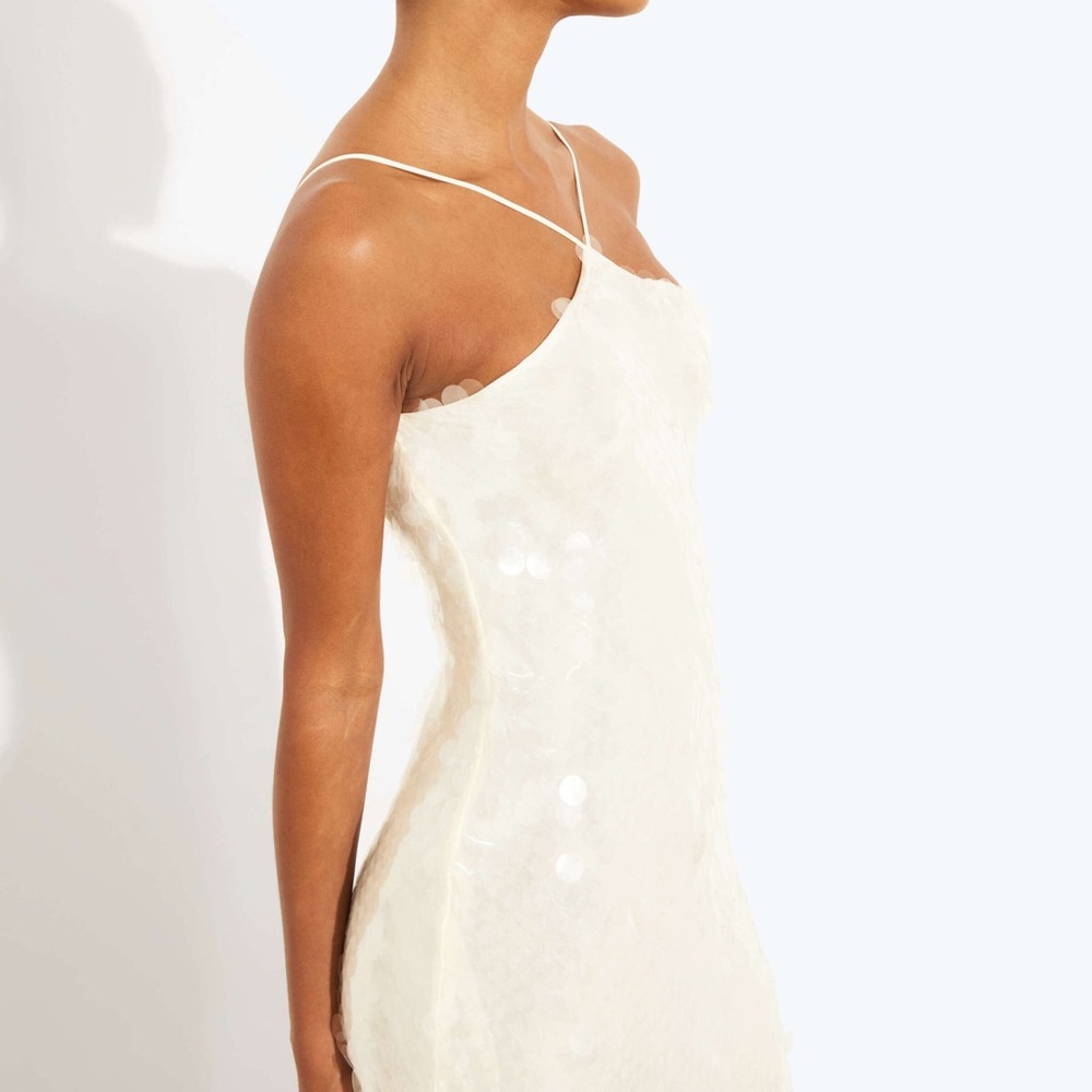 Rat & Boa One Shoulder White Dress - Picture 4 of 5